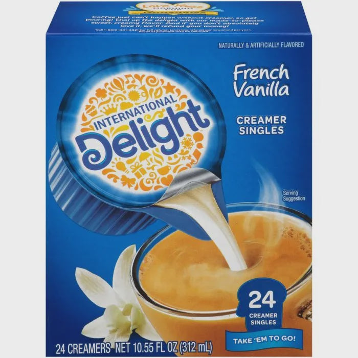 International Delight French Vanilla Individual Creamers 24 ct