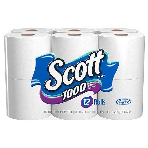 Scott 1000 Toilet paper 12 rolls