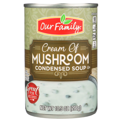 Our Family Cream of Mushroom Soup 10.5 oz.
