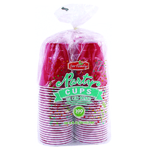 Our Family Plastic 18oz Party Cup 100ct