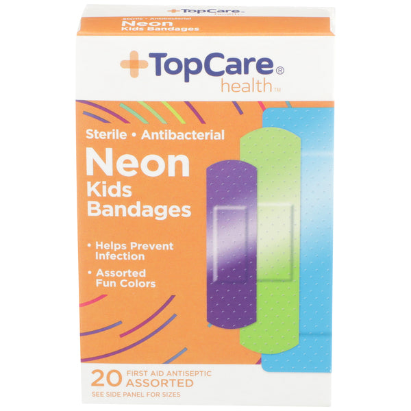 Top Care Neon Bandages 20ct
