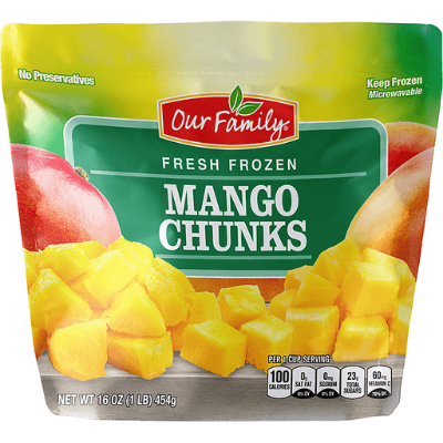 Our Family Frozen Mango Chunks 16oz