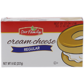 Our Family Cream Cheese 8oz