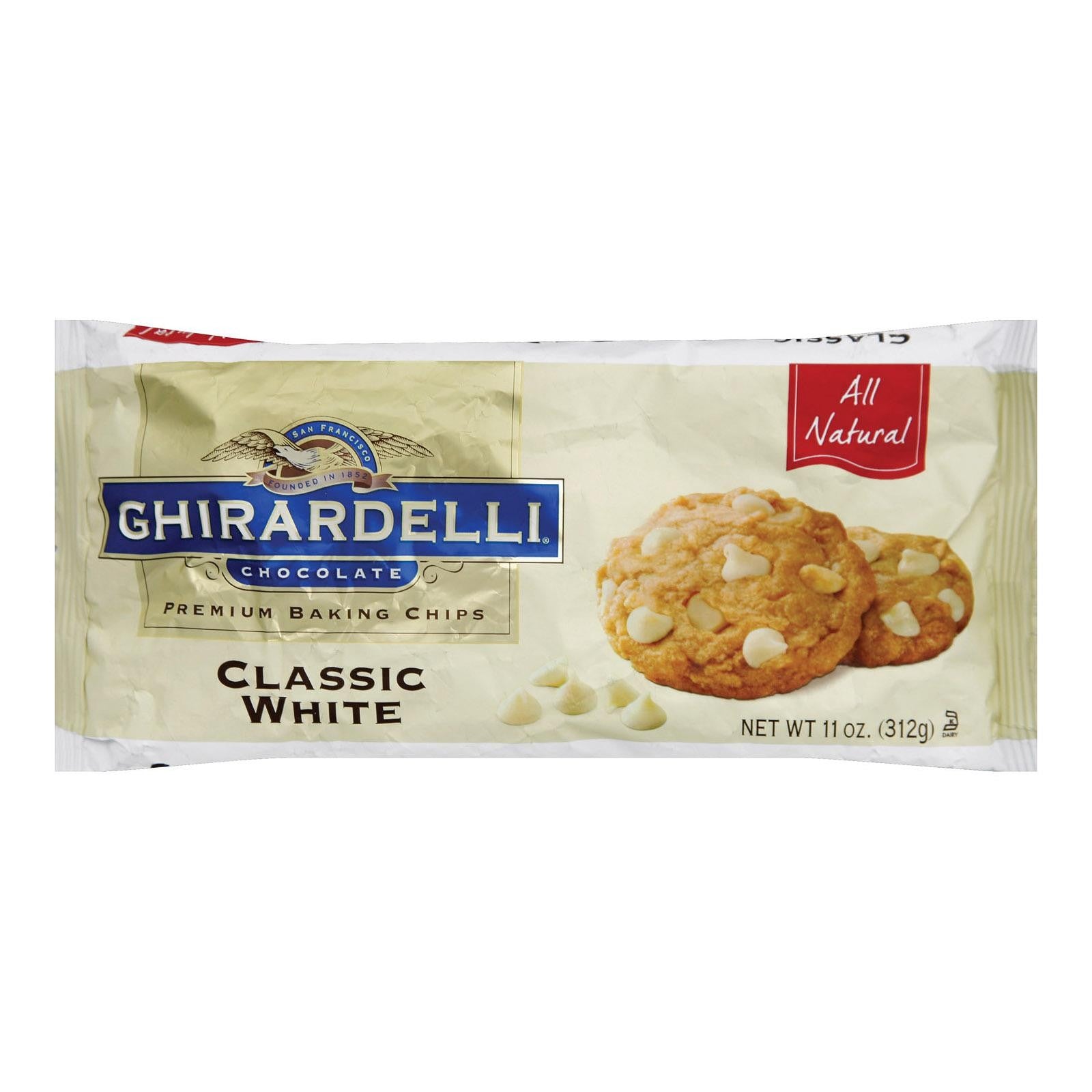 Ghirardelli Baking Chips Classic White 12oz