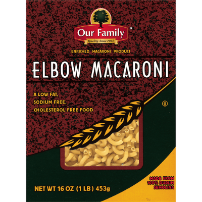 Our Family Elbow Macaroni 16oz