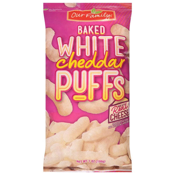 Our Family White Cheddar Cheese Puffs 7oz