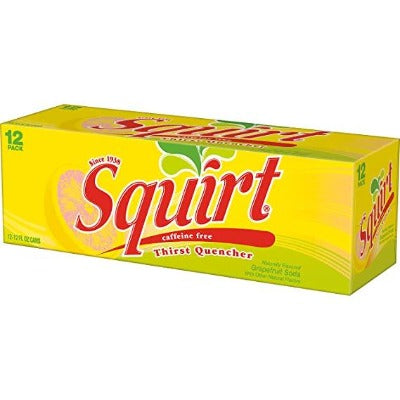 Squirt Soda Cans 12 pack