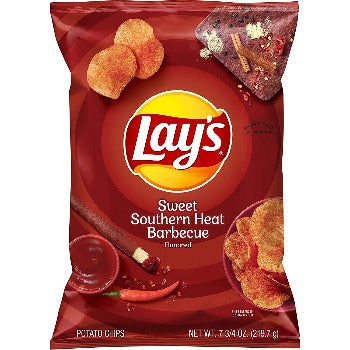 Lay's Sweet Southern Heat Barbecue Chips 7.75oz