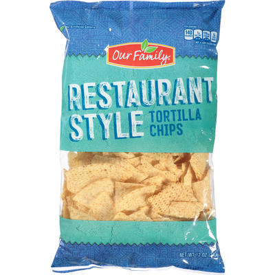 Our Family Restaurant Style Tortilla Chips 12oz