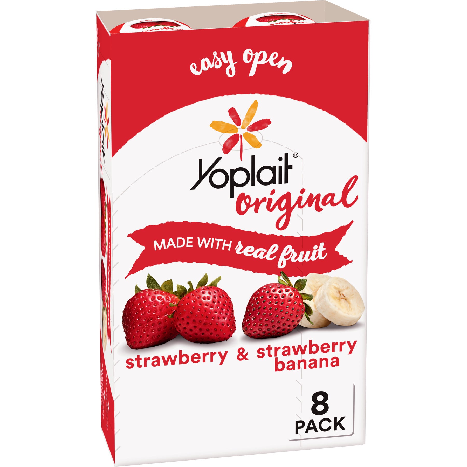 Yoplait Yogurt Variety Pack Strawberry/Strawberry Banana - 8 Ct