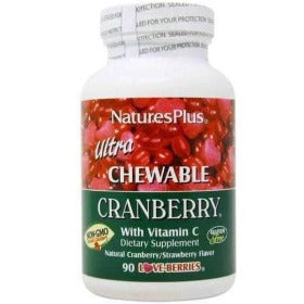 NaturesPlus Ultra Chewable Cranberry w/vit.C 90 ct