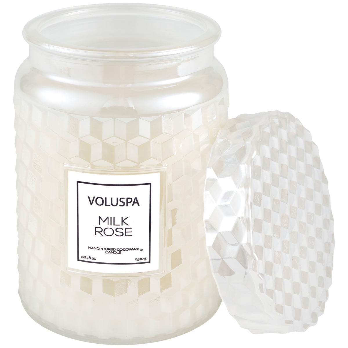Voluspa Candle Lge Jar Milk Rose