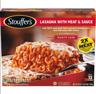 Stouffer's Lasagna w/ Meat Sauce 5lbs 10oz