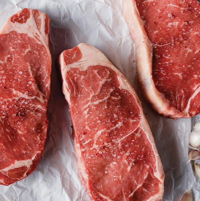 Angus Beef, New York Strip Steak $15.99/lb