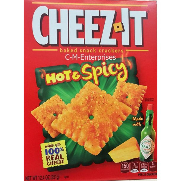 Cheez It Hot & Spicy Crackers 12.4oz