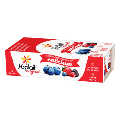 Yoplait Blueberry/Mixed Berry Variety Pack 8ct