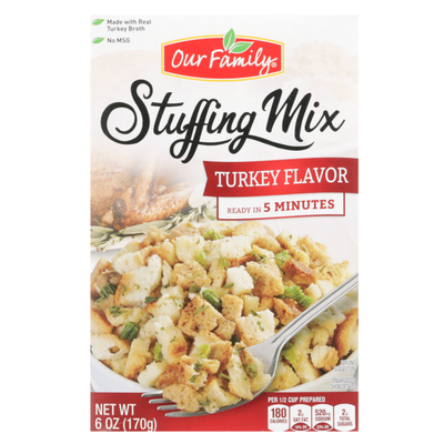 Our Family Chicken Stuffing  Mix 6 oz.