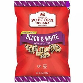 Popcorn Black & White Drizzle  6oz