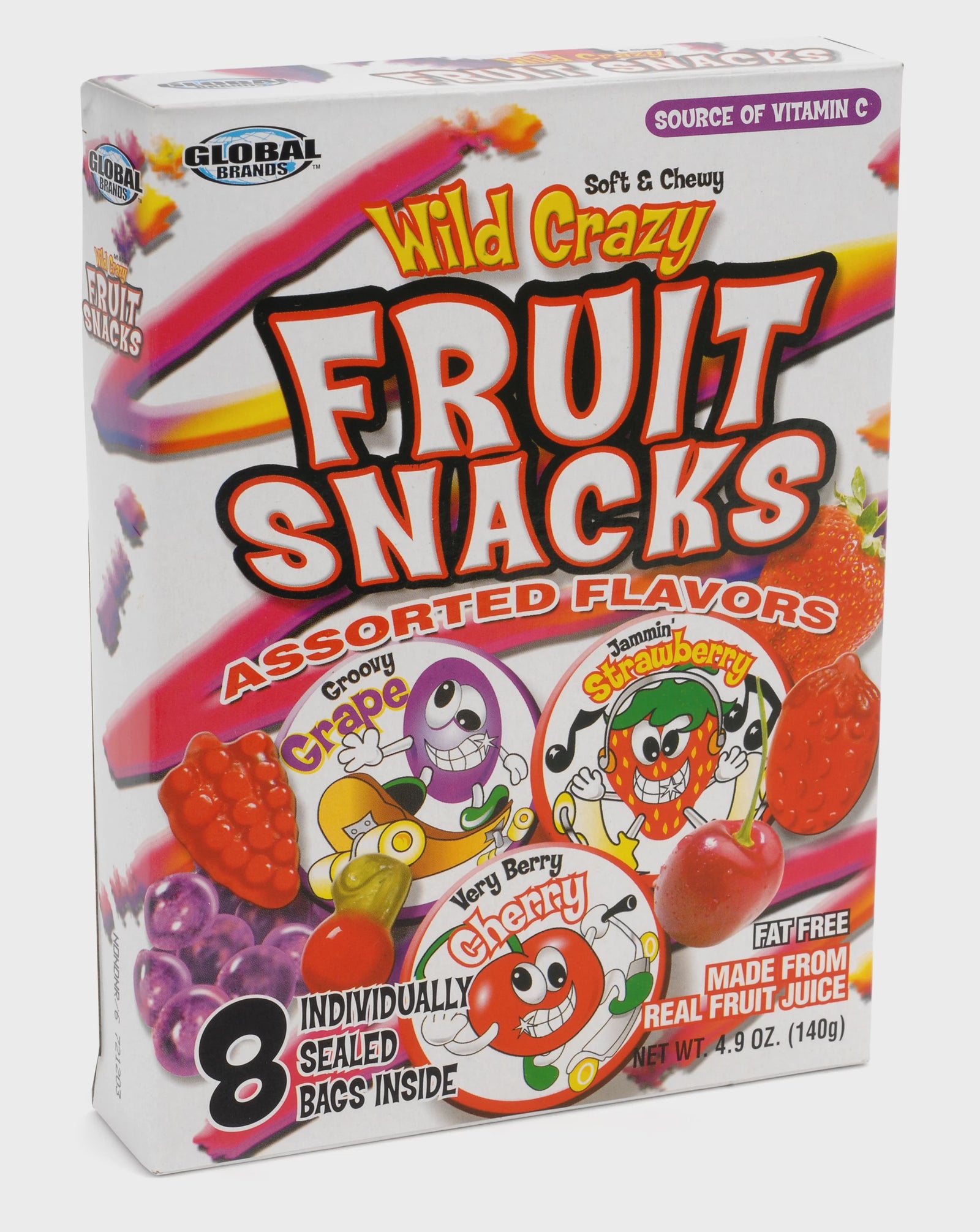 Global Assorted Fruit Snacks 6ct