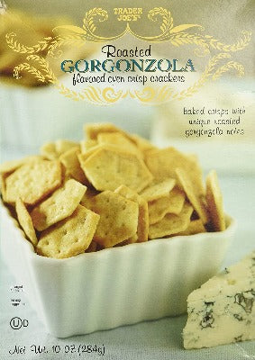 Trader Joes Roasted Gorgonzola Crackers 10oz