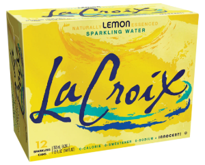 La Croix Sparkling Water Lemon 12cans