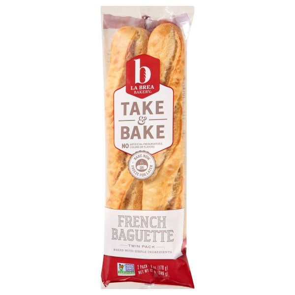 La Brea Bakery Take & Bake French Baguette 2pk
