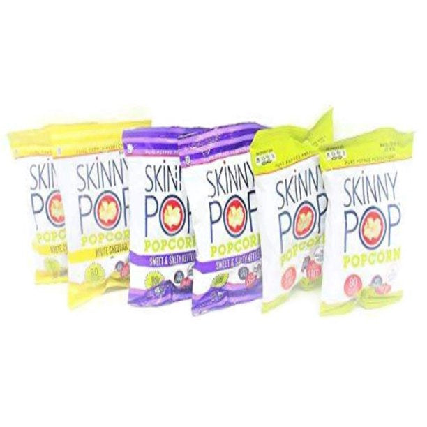 Skinny Pop Snack Size Popcorn Variety Pack 6ct