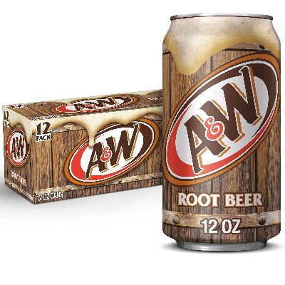 A&W Rootbeer 12oz Cans 12pk