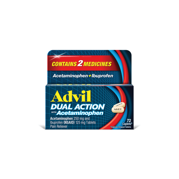 Advil Duals w/Acetaminophen 72ct