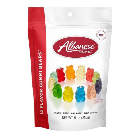 Albanese 12 Flavor Gummi Bears 9oz