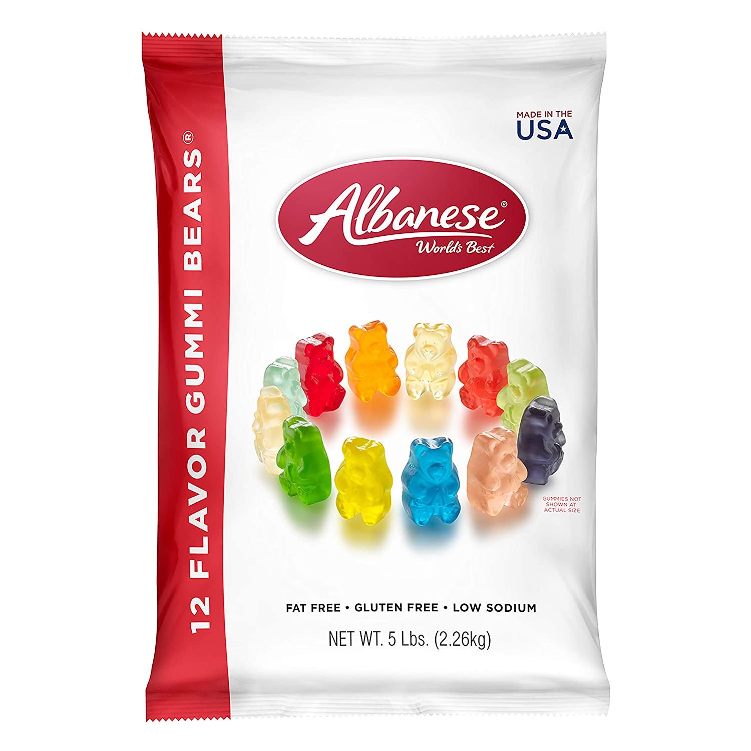 Albanese 12 Varieties Gummy Bears 5lb