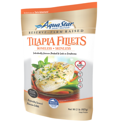 Aqua Star Boneless Skinless Tilapia Filets 2lbs