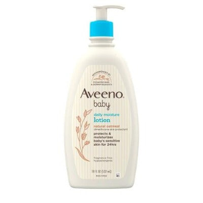 Aveeno Baby Daily Moisture Lotion Natural Oatmeal 18 oz