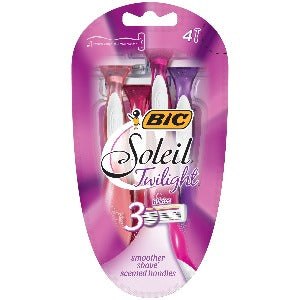 Bic Soleil Twilight Womens Disposable Razor 4 pack