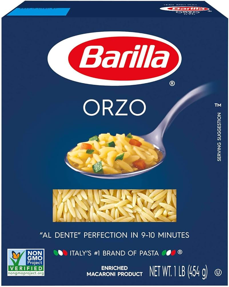 Barilla Orzo Soup Cut Pasta 16oz