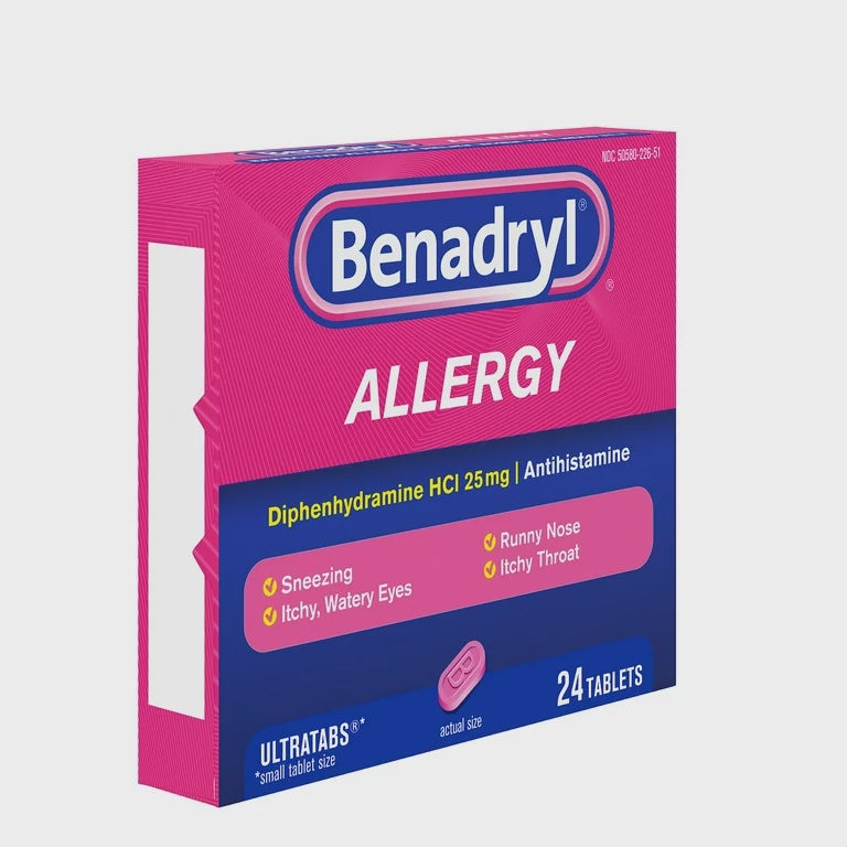 Benadryl Allergy Tab 24ct