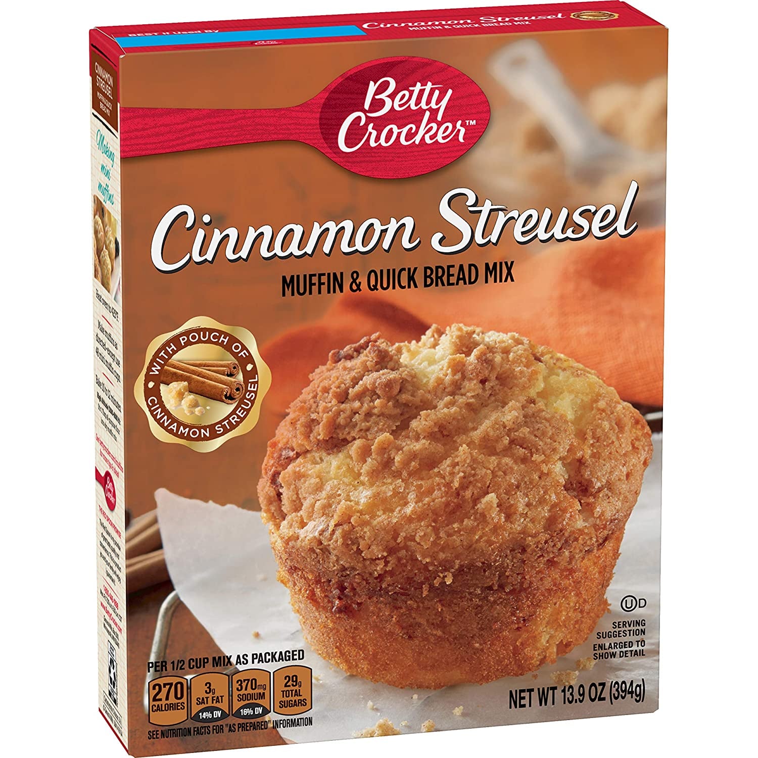 Betty Crocker Cinnamon Struesel Muffin Mix 13.9oz