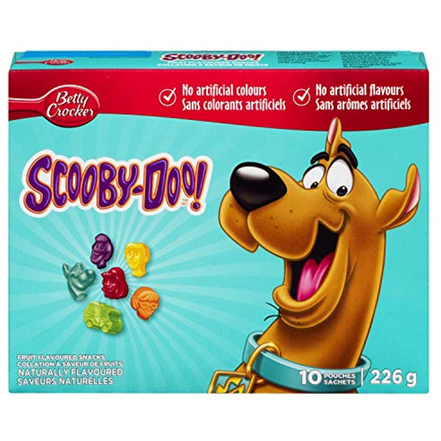 Betty Crocker Fruit Shapes Scooby Doo 10ct