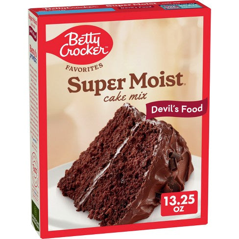 Betty Crocker Super Moist Devil's Food Cake Mix 13.25oz