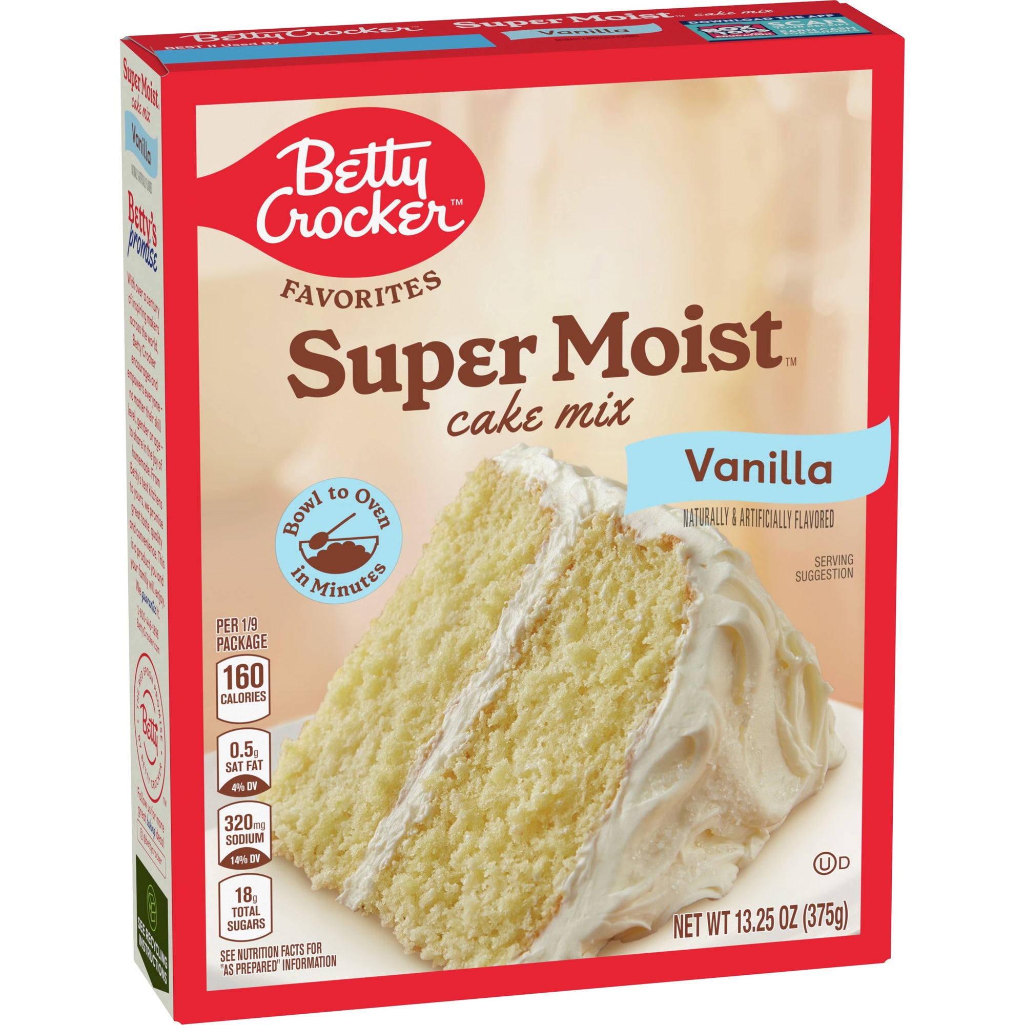 Betty Crocker Vanilla Cake Mix 13.25oz