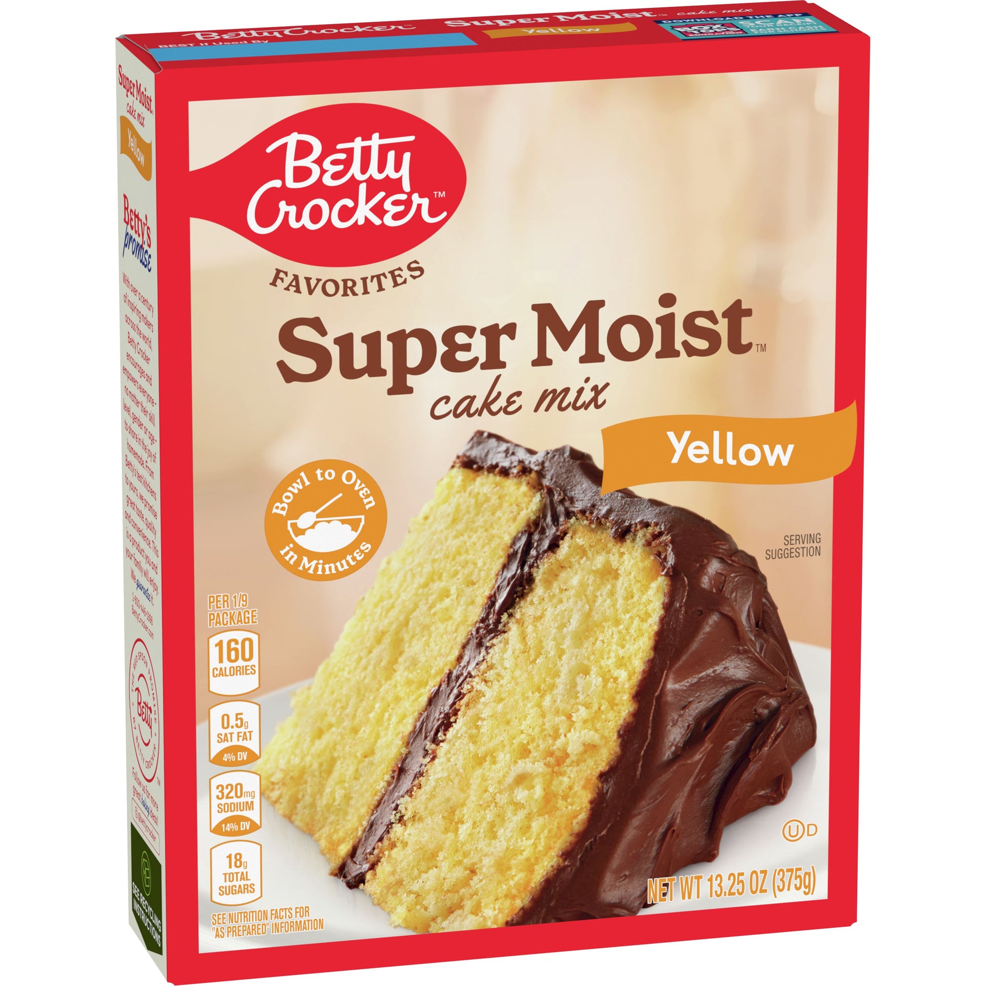 Betty Crocker Yellow Cake Mix 13.25oz