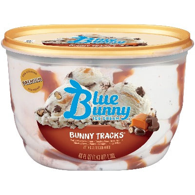 Blue Bunny Bunny Tracks 46oz