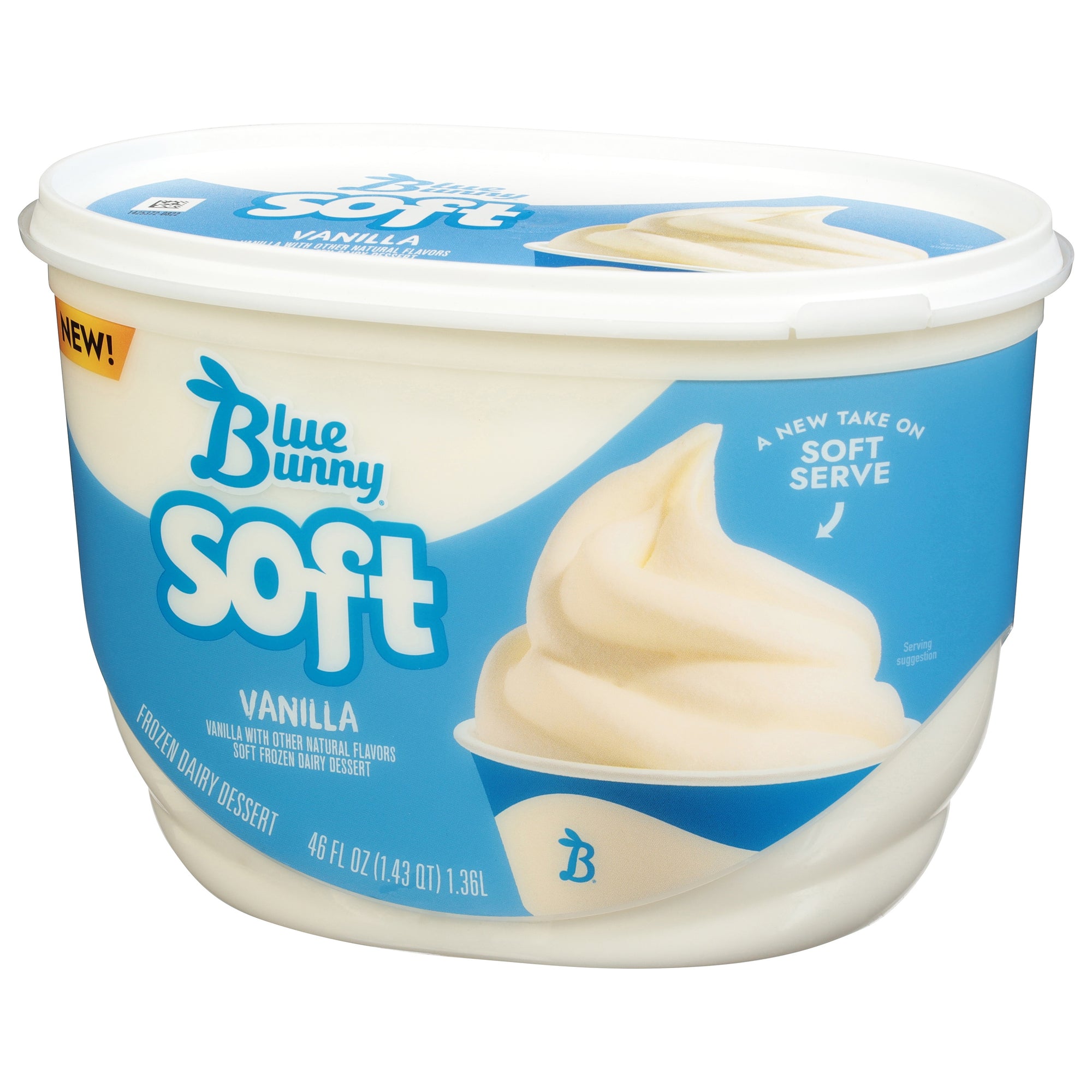 Blue Bunny Soft Ice Cream Vanilla 1.5 qt