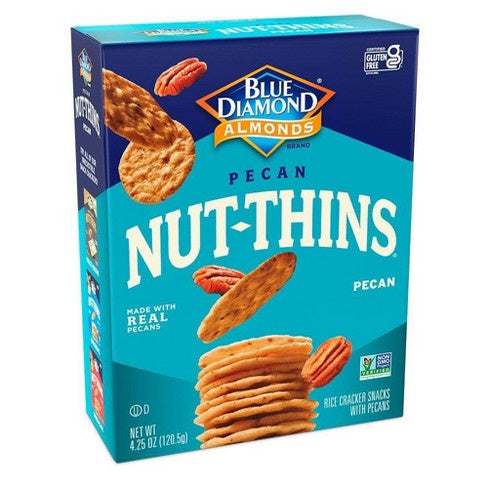 Blue Diamond Crackers Nut Thins Pecan 4.25oz