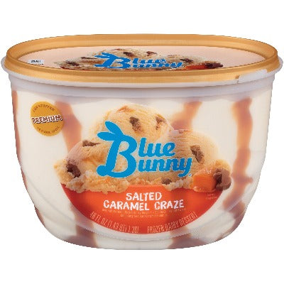 Blue Bunny Salted Caramel Craze 46oz