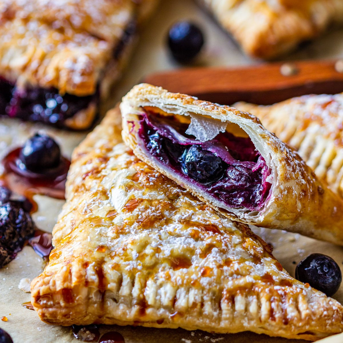 Blueberry Turnover 6ct bag Thaw Bake @375 for 25-30 min