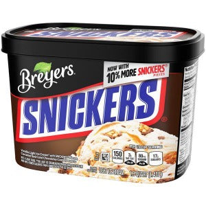 Breyers Snickers Ice Cream 1.5qt