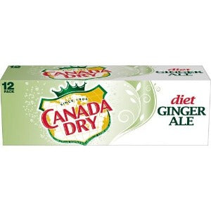 Canada Dry Diet Ginger Ale 12 pack cans