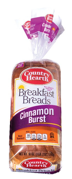 Country Hearth Breakfast Bread Cinnamon Burst 18oz.