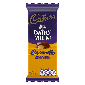 Cadbury Caramello Milk Chocolate Bar 4oz